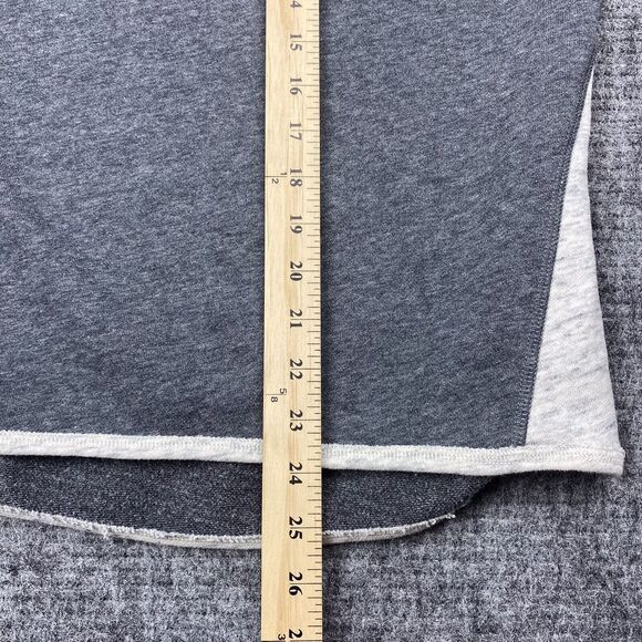 Abercrombie Fitch Sweatshirt Womens XS Sweater Oversized Rolled Sleeve Minimal - Picture 7 of 8